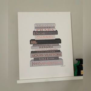 Fashion Bookstack Canvas